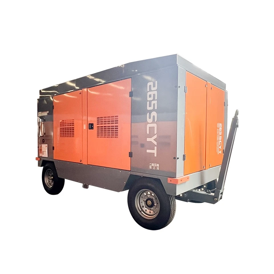 Zhigao 265scyt Powrable винтов въздушен компресор