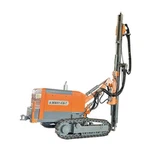 DTH сондажна машина, отделена от минно взривяване с краулер